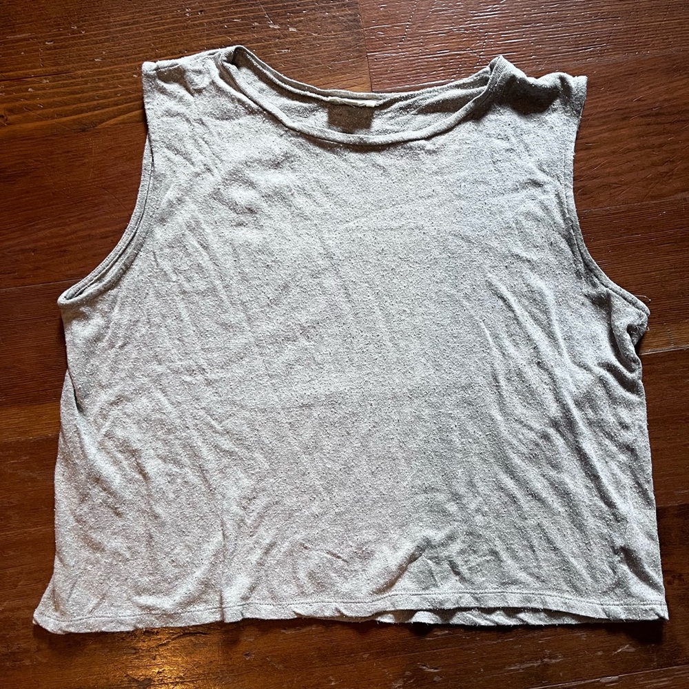 OZMA Light Gray Muscle Tee